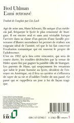 UHLMAN. FRED. L'ami retrouvé
