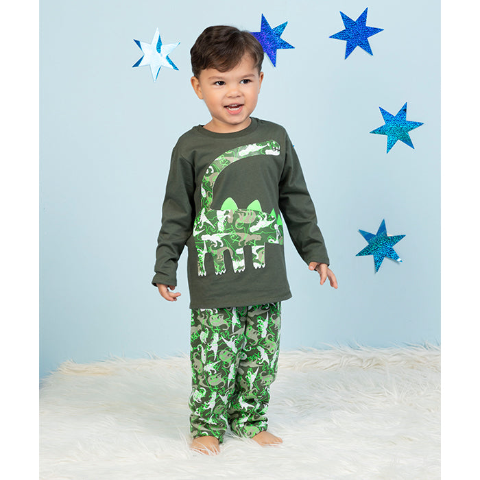 Pijama verde militar bebé niño– Codelin
