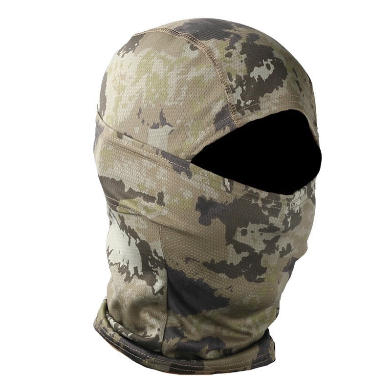 Camouflage Balaclava 3D Face Mask Suit Sniper Tactical Ski Cycling Camouflage Hood Hunting Fishing Headgear Camo Hat Scarf - Wagwun Gel blasters and Designer