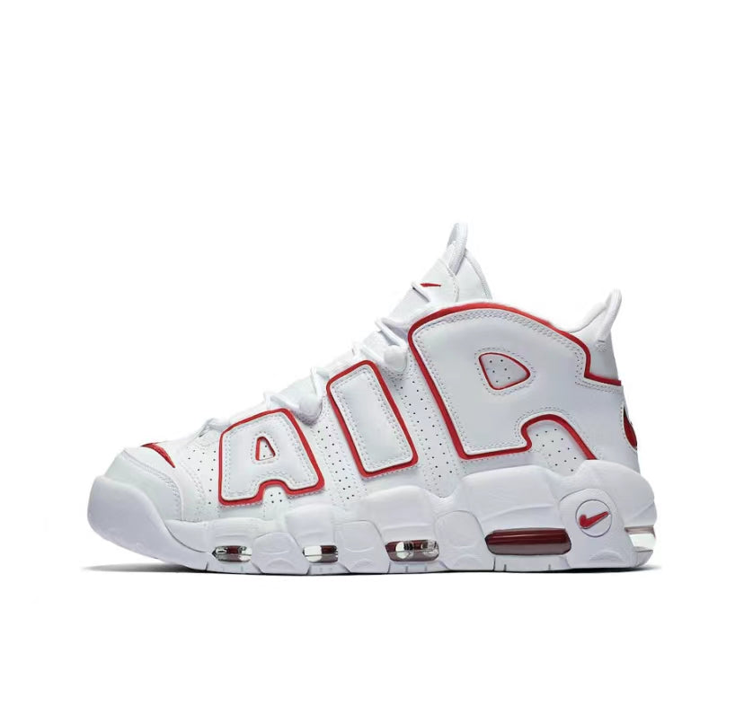 Air More Uptempo White Varsity Red Outline (2018/2021) – FlowSneakers