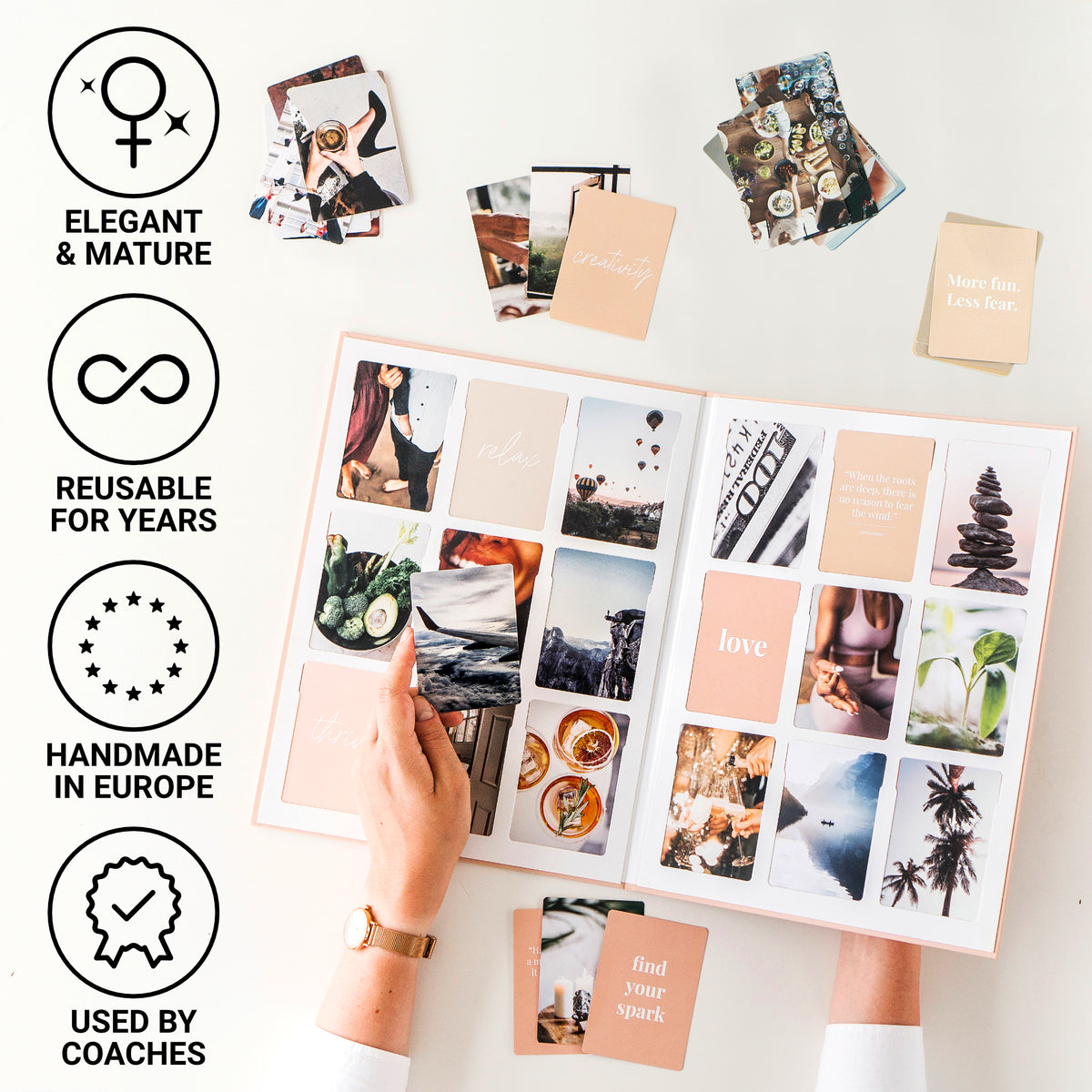 Vision Board Kit for Women | Elegant & Mature Dream Board for ...