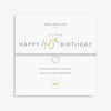 Joma Jewellery A Little 'Happy 40th Birthday' Bracelet