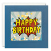 James Ellis Happy Birthday Pop Art Card with Paper Confetti