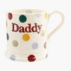 Emma Bridgewater Daddy Polka Dot 1/2 Pint Mug