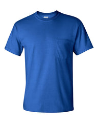SHORT SLEEVE T-SHIRT WITH POCKET TALLS- PC55PT(SHOWN IN ROYAL)