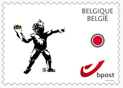 "Manneken Frites" stamp by MONK