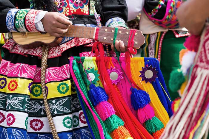 Peruvian Pom Poms: Festival Costumes