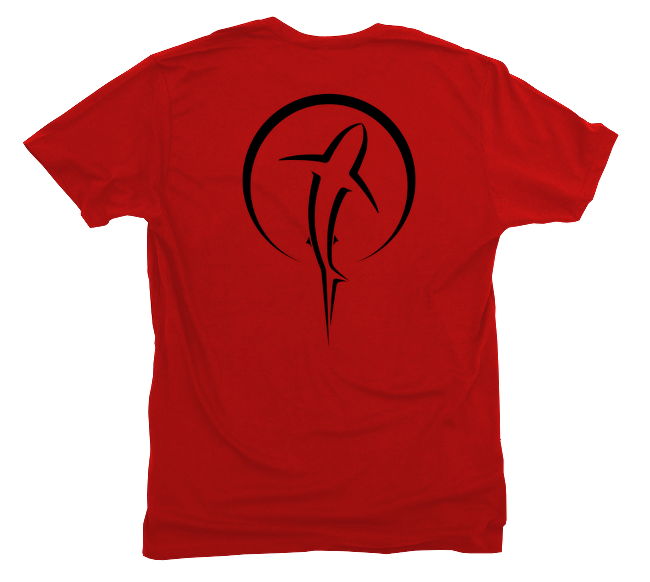 Shark Zen Red T Shirt Limited Edition Shark Zen Symbol Shirt 2345