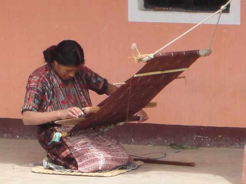 Backstrap weaving in the western highlands of Guatemala