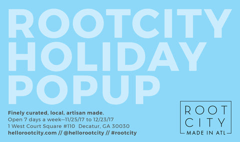 Root City Holiday Pop Up Atlanta Georgia Shopping