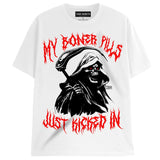 BONER PILLS T-Shirts DTG Small WHITE 