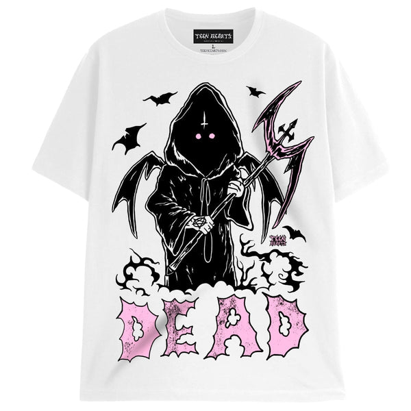 $13 LIL REAPER T-Shirts DTG Small WHITE 