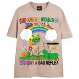 GAG REFLEX T-Shirts DTG Small Tan 