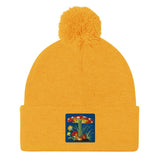 MUSHROOM BEANIE itserviceconsult Clothing - STAY WEIRD Gold 