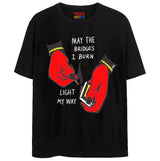 BRIDGE BURNER T-Shirts DTG Small Black 