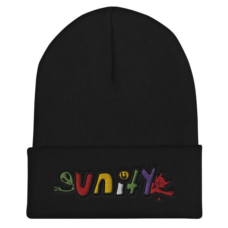 UNITY BEANIE itserviceconsult Clothing - STAY WEIRD Black 