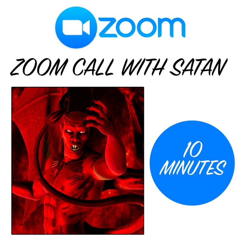 ZOOM CALL WITH SATAN itserviceconsult Clothing - STAY WEIRD 