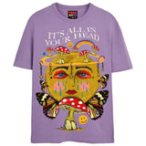 ALL IN YOUR HEAD T-Shirts DTG Small Lavender 