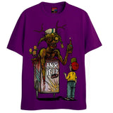 ANXIETY COLA T-Shirts DTG Small Purple 