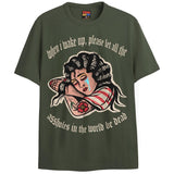 BE GONE T-Shirts DTG Small Green 