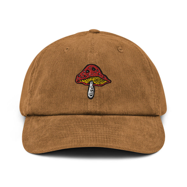 MUSHROOM HAT itserviceconsult Clothing - STAY WEIRD Camel 