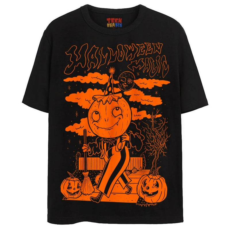 HALLOWEEN MAGIC T-Shirts DTG Small Black 