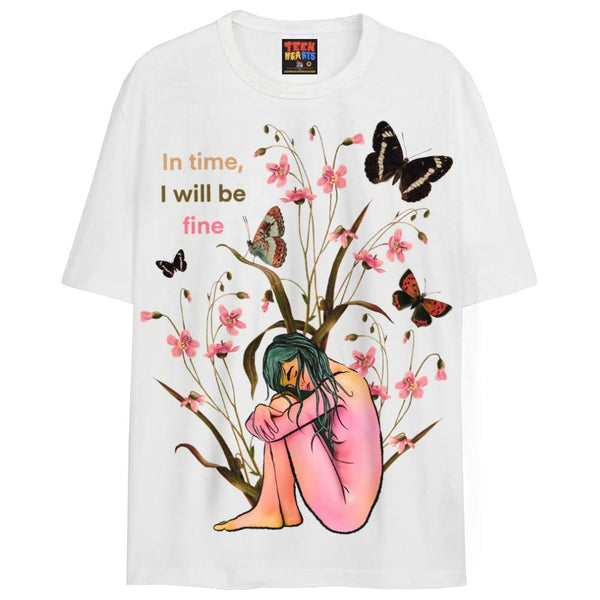 IN TIME T-Shirts DTG Small White 