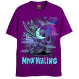 MOON HEALING T-Shirts DTG Small Purple 