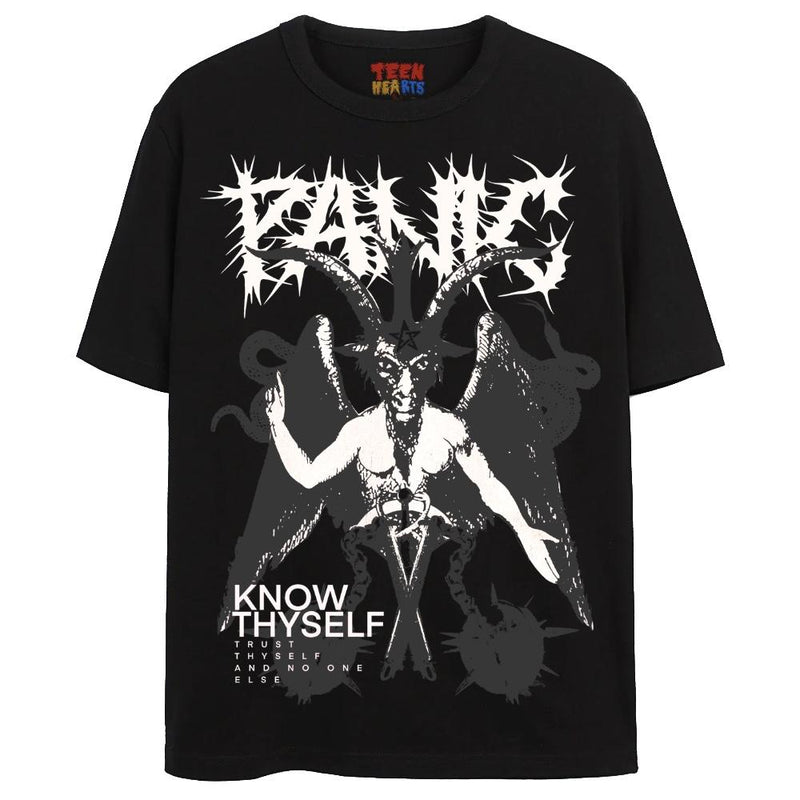 PANIC T-Shirts DTG Small Black 