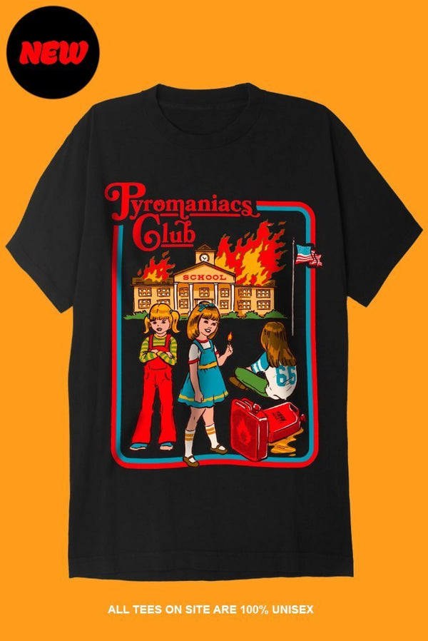 PYROMANIACS CLUB T-Shirts DTG 