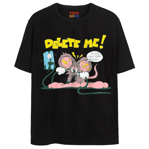 DELETE ME T-Shirts DTG Small Black 