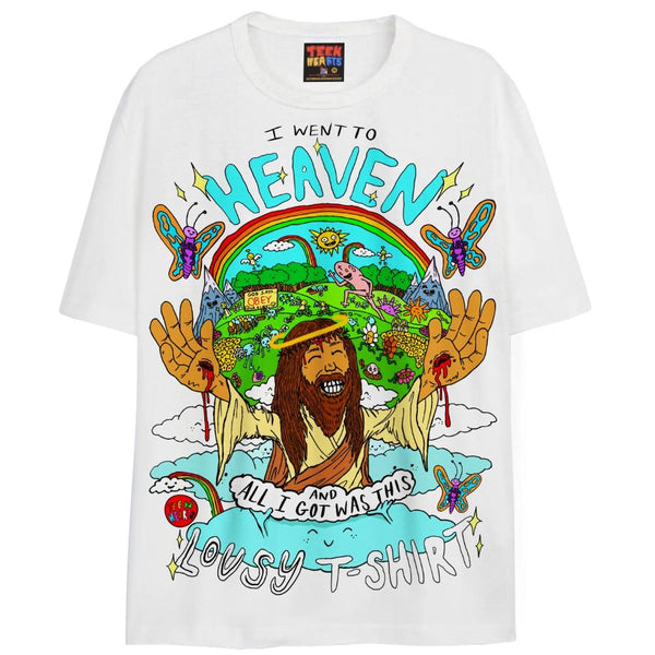 HEAVEN T-Shirts DTG Small White 