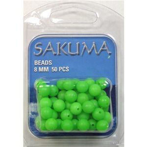 Plaice Beads All Colours Rig Beads Sakuma 8mm Plastic Beads in Packets of 100 
