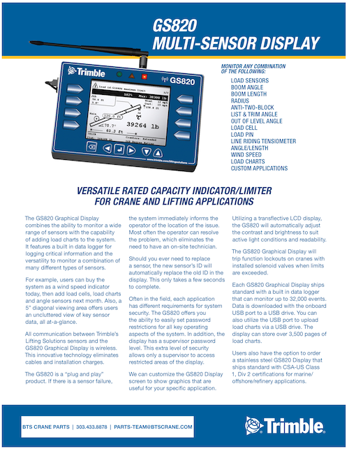 LSI Trimble GS820 Brochure