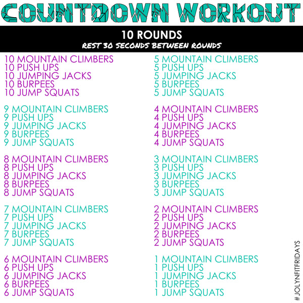 countdown workout program