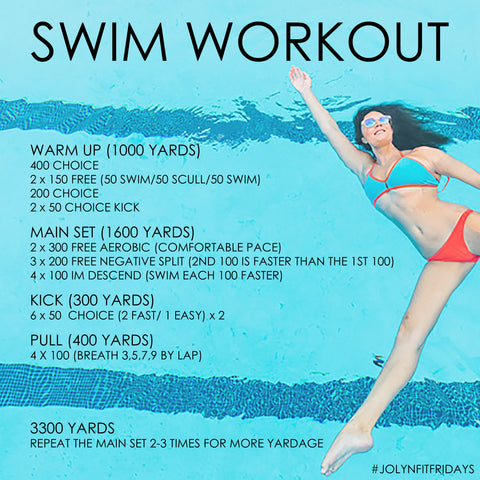 swim workout plan