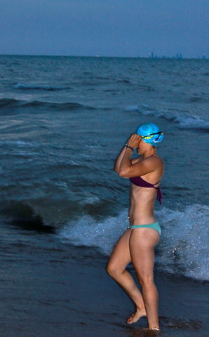 Brittany Fozkos in a JOLYN swimsuit