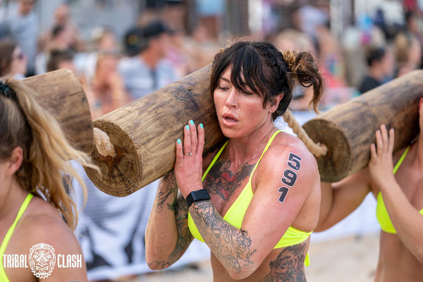 Erin Blevins in crossfit competition
