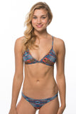 woman wearing a JOLYN print surf bikini