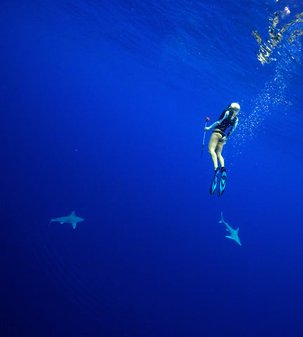 JOLYN'S Robin Lang snorkeling