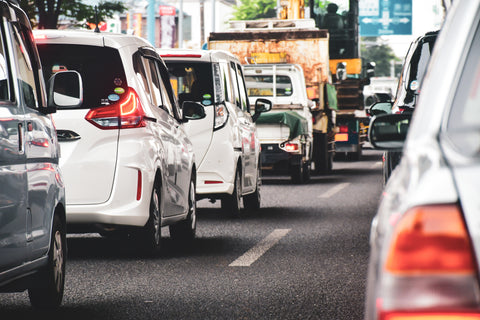 cars in traffic