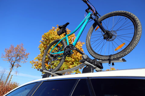 bike on car rack