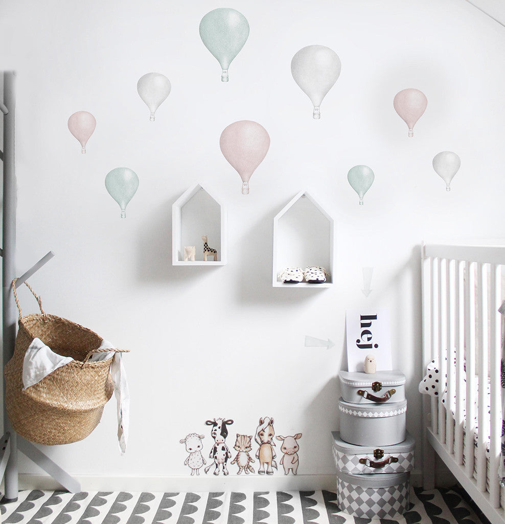 Wallstickers til barnerommet stickstay Balloon