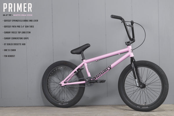 pink bmx bike