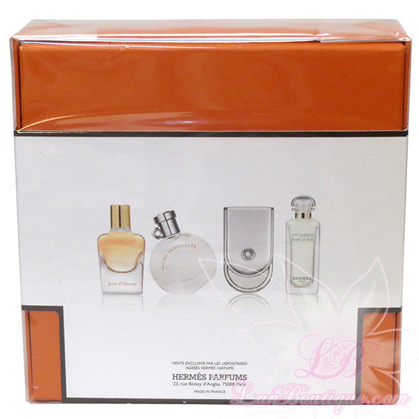 hermes miniature perfume set