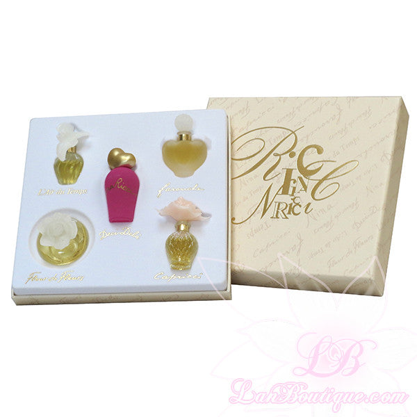 eend wees onder de indruk Dekbed Nina Ricci 5pc miniature perfumes collection gift set – Lan Boutique