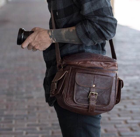 best leather camera bag