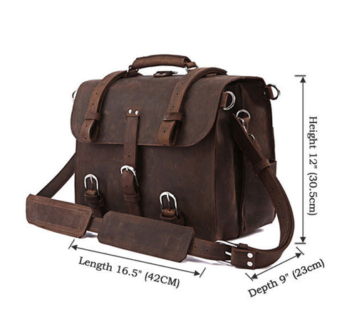 Leather Saddle Back Bags