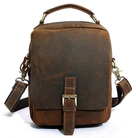 Leather Crossbody Ipad bag