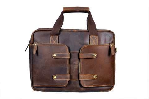 Leather College Bag for Men